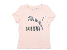 Puma rose dust t-shirt logo